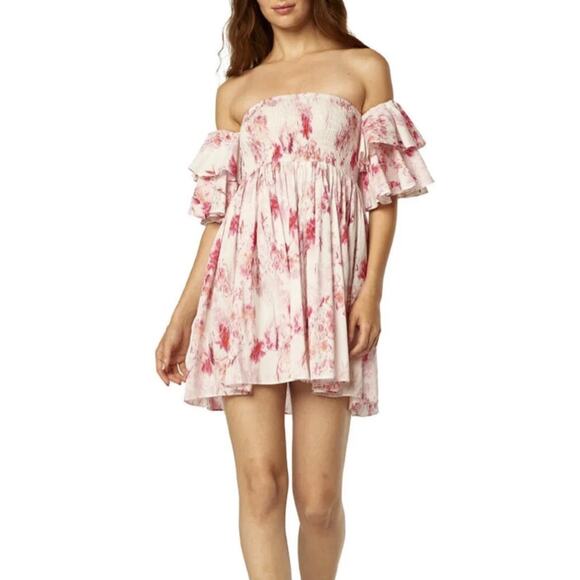 Misa Los Angeles Dresses & Skirts - MISA Los Angeles Dress Coquette Revolve Dina In Abstract Rose M Romantic NWT